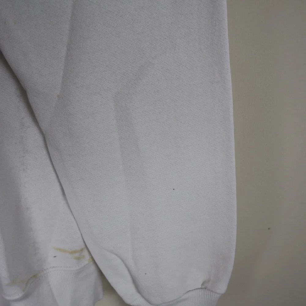 Vintage Caesars Toga Teddy Puff Print Sweatshirt Distressed‎ White XL 23.5x27